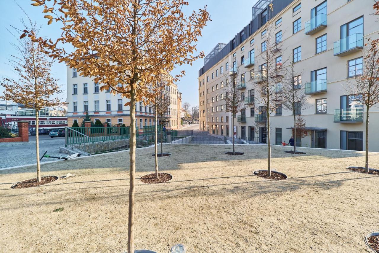 Eleganckie Studia Wyspa Slodowa By Noclegi Renters Wrocław Exterior foto